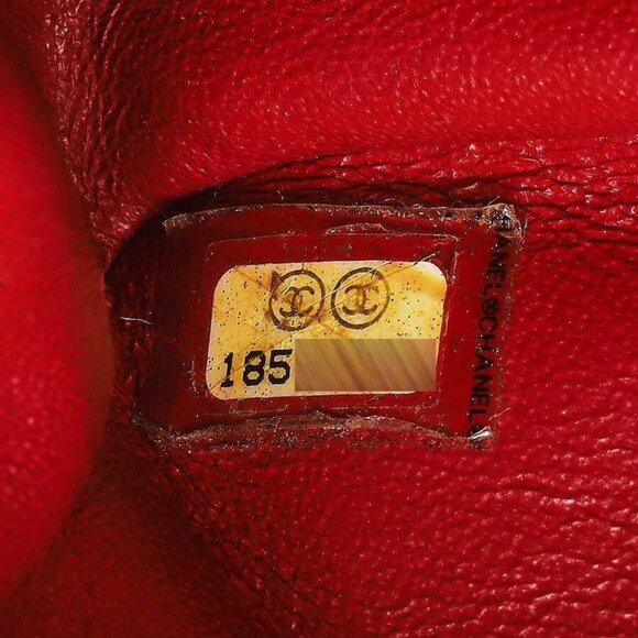 Chanel Red Quilted Patent Leather Classic Rectangular Mini Flap Bag - Picture 8 of 10